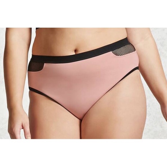 Forever 21 Plus Mesh Bikini Bottom - Picture 2 of 7